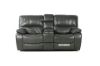 Picture of PASADENA Reclining Sofa (Grey) - 2 Seat with Storage Console, Drawer & LED Light (2RRC)