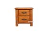 Picture of RIVERWOOD 2-Drawer Bedside Table (Rustic Pine)