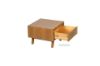 Picture of RETRO 1-Drawer Oak Side Table (Maple Colour)