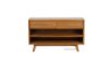 Picture of RETRO 2 Drawers Oak Console Table (Maple)
