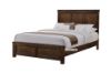 Picture of VENTURA Oak Platform Bed Frame in Queen/Super King Size