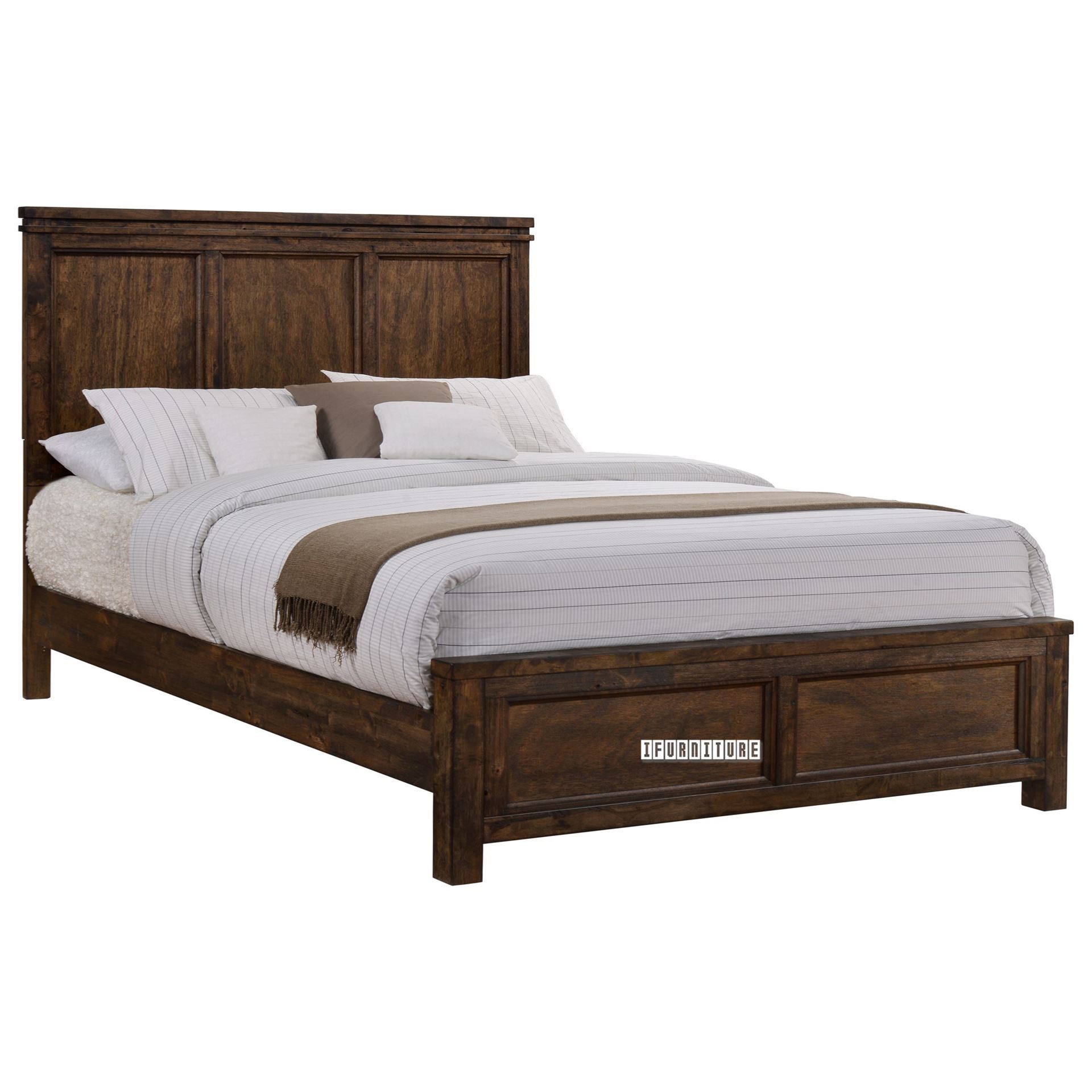 VENTURA Solid Oak Wood Bed Frame in Queen/Super King Size