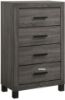 Picture of ROMNEY 4-Drawer Tallboy (Grey)