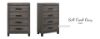 Picture of ROMNEY 4-Drawer Tallboy (Grey)