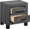 Picture of ROMNEY 2-Drawer Bedside Table (Grey)