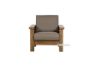 Picture of VENTURA 3/2/1 Seater Oak Sofa Range (Light Brown)