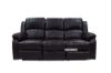 Picture of DOCKLAND Air Leather Reclining Sofa Range *Dark Brown
