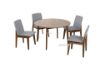 Picture of EDEN 120 Round 5PC Dining Set *Light Grey