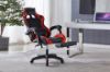 Picture of IRONMAN PLUS 0302F Reclining Gaming Office Chair with Footrest *Red