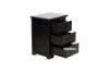 Picture of SYDNEY 3DRW Solid Pine Bedside Table (Dark Chocolate)