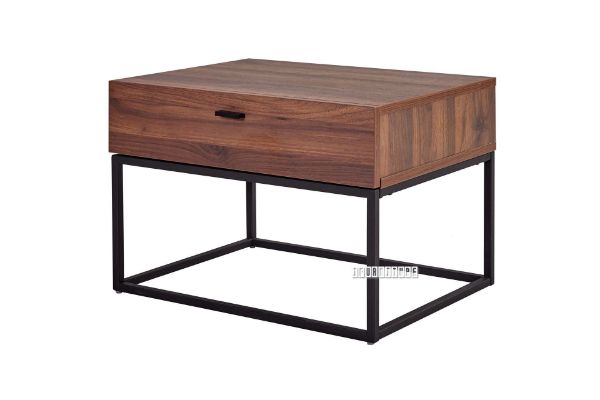 Picture of PARKER 1-Drawer Bedside Table (Walnut)