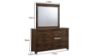 Picture of VENTURA 6-Drawer Dresser with Mirror (Solid Oak Wood)