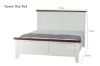 Picture of CAROL Solid Acacia Wood Bed Frame - Queen