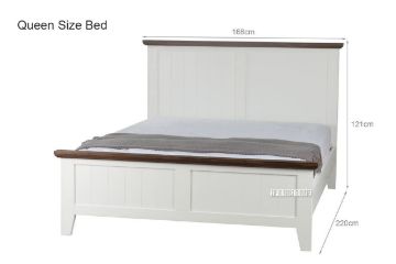 Picture of CAROL Bed Frame in Double/Queen/King/Super King (Acacia Wood)