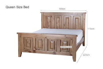 Picture of FRANCO 4PC/5PC/6PC Solid NZ Pine Wood Bedroom Combo in Queen/King/Super King /Eastern King Size