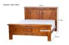 Picture of FOUNDATION Rustic Pine Bed in Queen Size