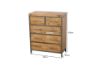 Picture of KANSAS 5-Drawer Tallboy (Acacia Wood)