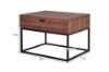 Picture of PARKER 1-Drawer Bedside Table (Walnut)