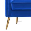 Picture of HANNER Velvet Lounge Chair *Navy Blue