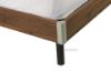 Picture of PARKER Bed Frame with Metal Legs in Queen Size *Walnut