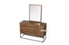 Picture of PARKER 3 DRW 1 DR Dressing Table with Mirror (Walnut)