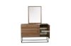 Picture of PARKER 3 DRW 1 DR Dressing Table with Mirror (Walnut)