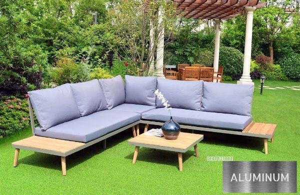 Picture of PORTER Aluminium Sectional Outdoor Lounge Sofa Set