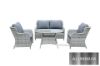 Picture of BARCELONA 4PC Aluminium Outdoor Lounge & Dining Set