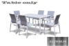 Picture of CARDIFF Aluminium Outdoor Dining Table (160x90x73) 