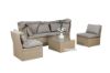 Picture of LAVAL Outdoor Modular Lounge Canopy Sofa Set with Adjustable Coffee Table (Brown)