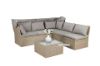 Picture of LAVAL Outdoor Lounge Modular Canopy Sofa Set with Adjustable Height Coffee Table