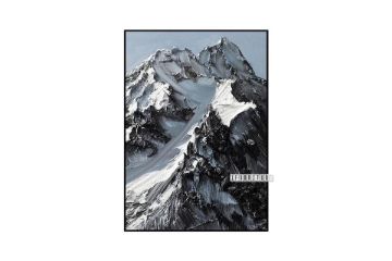 Picture of Snow Capped Mountain 60X120 CANVAS FRAMED PRINT