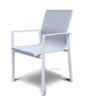 Picture of CARDIFF 160 7PC Aluminum Dining Set (White and Grey)