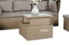 Picture of LAVAL Modular Lounge Canopy Sofa Set With Adjustable Coffee Table *Brown