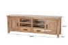 Picture of FRANCO Large 200 Entertainment Unit *Solid NZ Pine