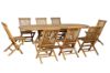 Picture of BALI 1.6M-2.4M/1.8M-2.4M Solid Teak Wood Extendable Outdoor Dining Set (7PC/9PC)