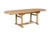 Picture of BALI 1.6M-2.4M/1.8M-2.4M Solid Teak Wood Extendable Outdoor Dining Set (7PC/9PC)