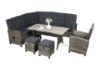 Picture of MARBELLA  Reclining Wicker Sofa with Dining Set (Grey)