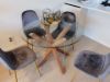 Picture of POLO Glass Round Dining Table - D100