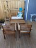 Picture of WATFORD 4PC Solid Acacia Wood Outdoor Lounge Sofa Set