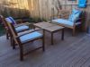 Picture of WATFORD 4PC Solid Acacia Wood Outdoor Lounge Sofa Set