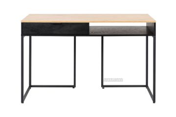 Picture of MASS 120 1 Drawer Office Desk *Oak and Black