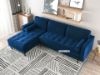 Picture of FAVERSHAM Sectional Sofa (Space Blue Velvet) - Facing Left