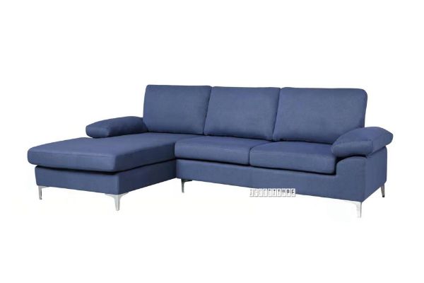 Picture of MARCO Sectional Sofa (Blue) - Facing Left