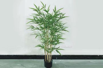 Picture of ARTIFICIAL PLANT Bamboo with Black Plastic Pot (120cm Tall)