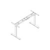 Picture of UP1 STRAIGHT Height Adjustable Standing Desk Frame (White/Black)