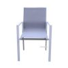 Picture of CARDIFF Outdoor Aluminum Stackable Dining Chair (White and Grey)