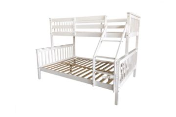 Picture of STARLET Single-Double Bunk Bed Frame *Solid Pine Wood