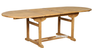 Picture of BALI Solid Teak Oval Extendable Table - 1.6M - 2.4M