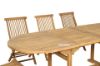 Picture of BALI Solid Teak Wood 1.6M/2.4M Extendable Outdoor Oval Table